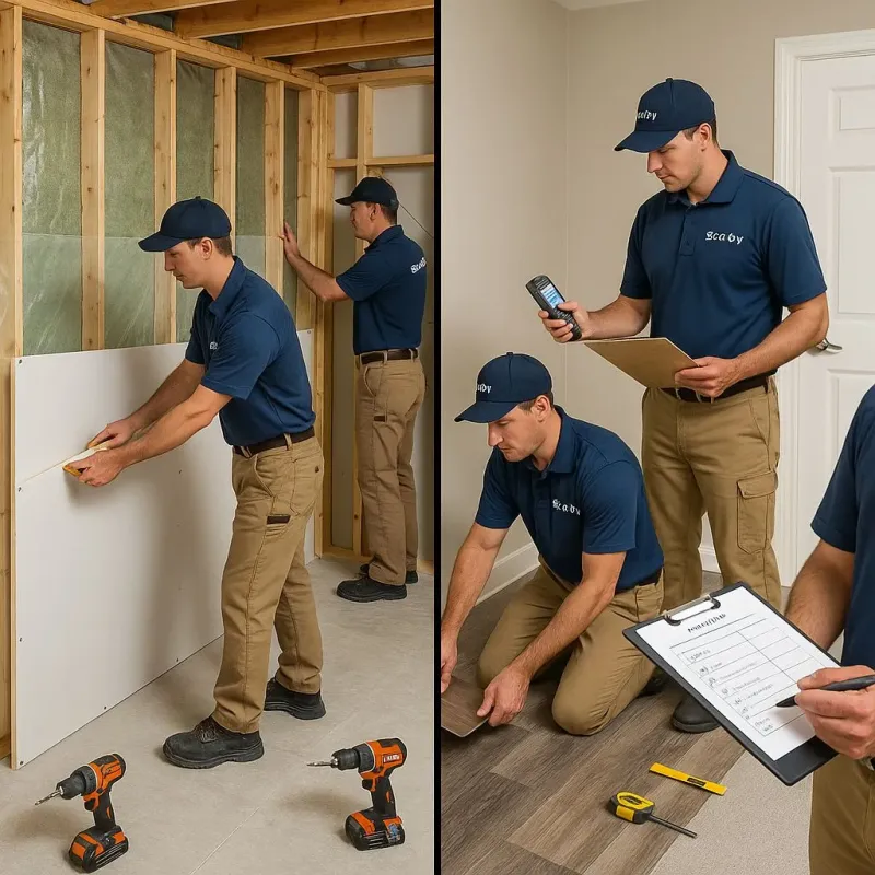 Repairs and Reconstruction process in Waveland, MS